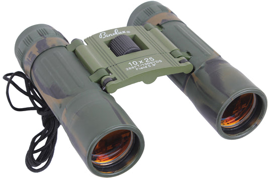 Woodland Camouflage - GI Compact Binoculars 10 x 25mm