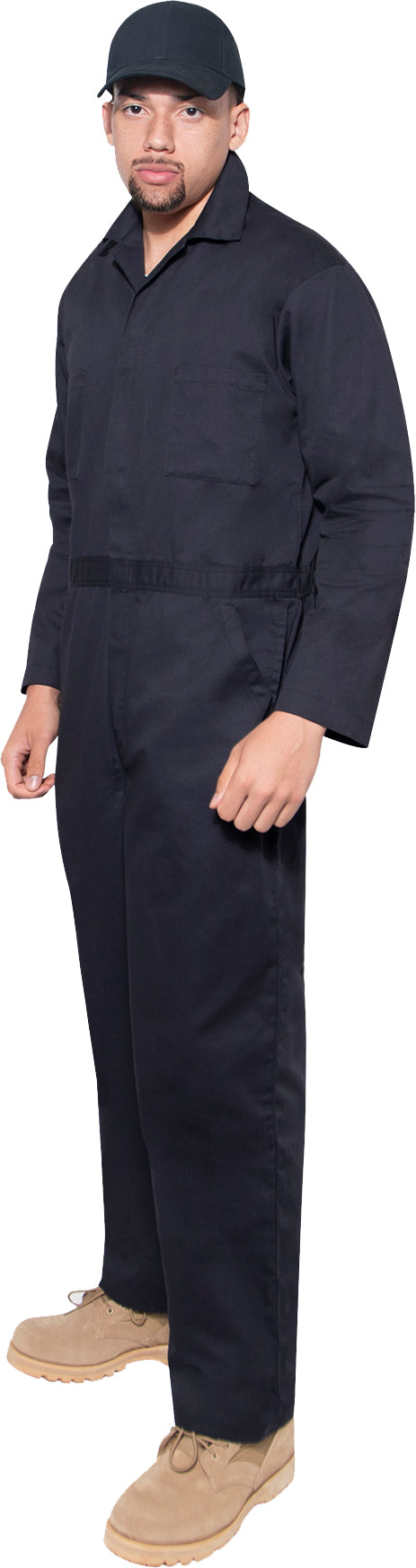 Midnight Blue - Workwear Coveralls Contractor Mechanics Work Full Body Suit