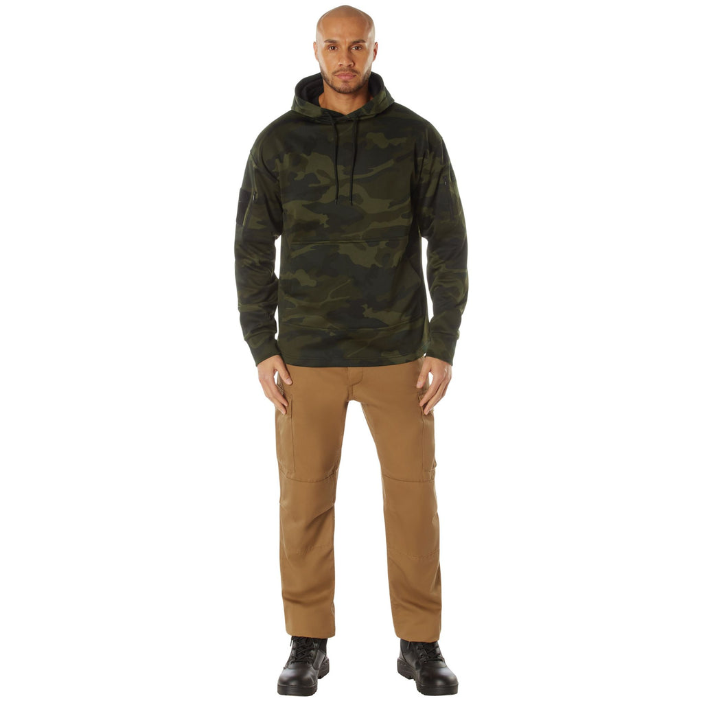 Midnight Woodland Camo Concealed Carry Hoodie - Galaxy Army Navy