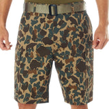 Fred Bear Camo - Tactical Cargo BDU Shorts - Polyester Cotton Twill - Button Fly Fred Bear Camo - Tactical Cargo BDU Shorts - Polyester Cotton Twill - Button Fly