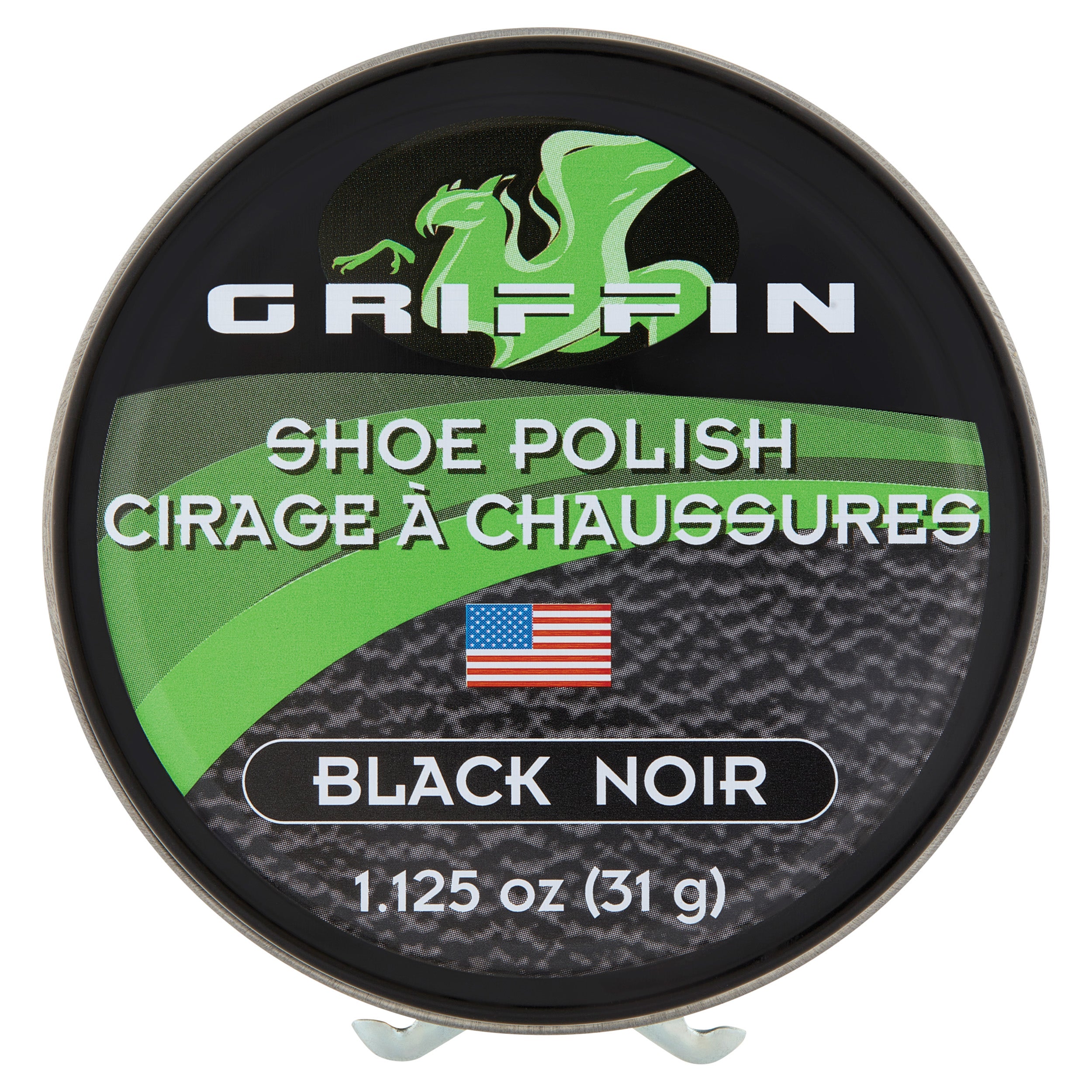 Griffin Black Shoe Polish – Water-Resistant Leather Shoe Polish 1.125 Oz Griffin Black Shoe Polish – Water-Resistant Leather Shoe Polish 1.125 Oz