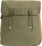 Olive Drab Large Canvas Musette Bag Military Army Camping Tactical Heavy Duty 15