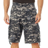 Subdued Urban Digital Camouflage - Vintage Infantry Utility Army BDU Cargo Shorts - Heavyweight Cotton - Zipper Fly Subdued Urban Digital Camouflage - Vintage Infantry Utility Army BDU Cargo Shorts - Heavyweight Cotton - Zipper Fly
