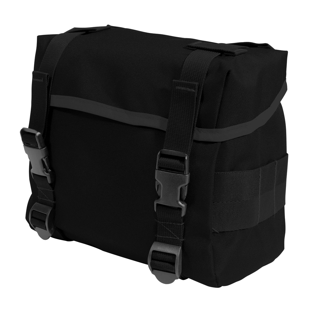 Black Military GI Enhanced Butt Pack Tactical ALICE Gear Pouch (10" x 9.5" x 6")