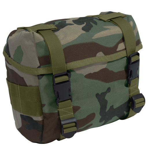 Woodland Camouflage Military GI Enhanced Butt Pack Tactical ALICE Gear Pouch (10" x 9.5" x 6")