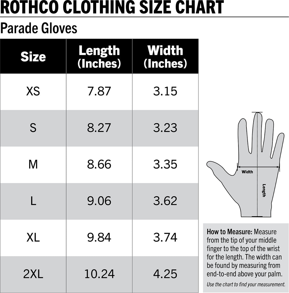 White Gripper Dot Dress Parade Gloves Galaxy Army Navy