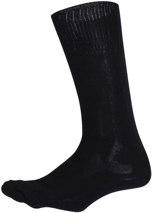 Black - Military GI Cushion Sole Socks Pair - USA Made