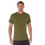 Heavyweight Poly/Cotton Short Sleeve T-Shirt - Olive Drab