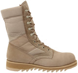Desert Tan Speedlace Jungle Boots Military Leather Ripple Sole 8 in.