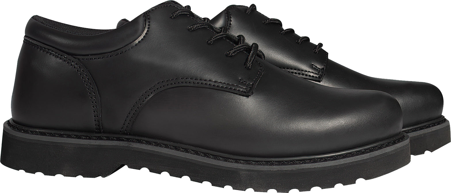 Black Military Uniform Oxford With Work Soles Black Military Uniform Oxford With Work Soles