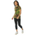 Woodland Camouflage - Womens Military Long T-Shirt