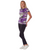 Ultra Violet Camo - Womens Long Length Camo T-Shirt