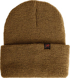 Coyote Brown - 100% Wool Double Layered Knit Watch Cap Beanie Winter Hat with Rothco Tag