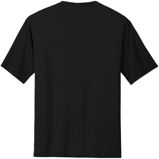Moisture Wicking Security Printed T-Shirt | 100% Polyester Crewneck Uniform Guard Agent Shirt Sleeve Shirt