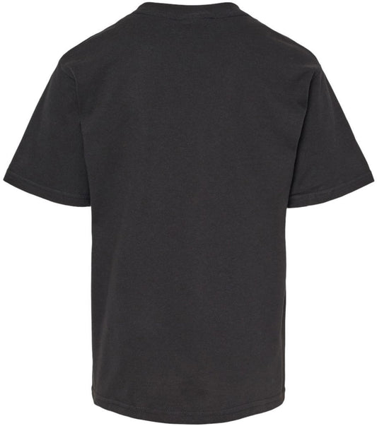 USA Distressed Flag Printed T-Shirt | July 4th Patriotic US Tee Shirt - Youth, Black