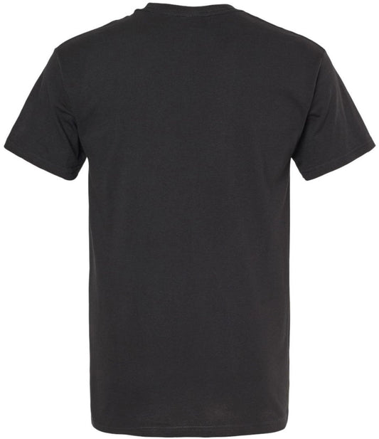 Breast Cancer Awareness Heart Love Ribbon T-Shirt | Crewneck Short Sleeve Unisex Tee, Black