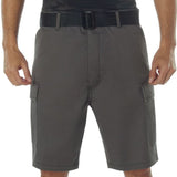 Charcoal Grey - Tactical Cargo BDU Shorts - Polyester Cotton Twill - Button Fly Charcoal Grey - Tactical Cargo BDU Shorts - Polyester Cotton Twill - Button Fly