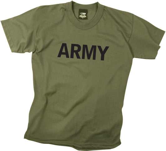 Olive Drab - Kids ARMY Physical Training T-Shirt