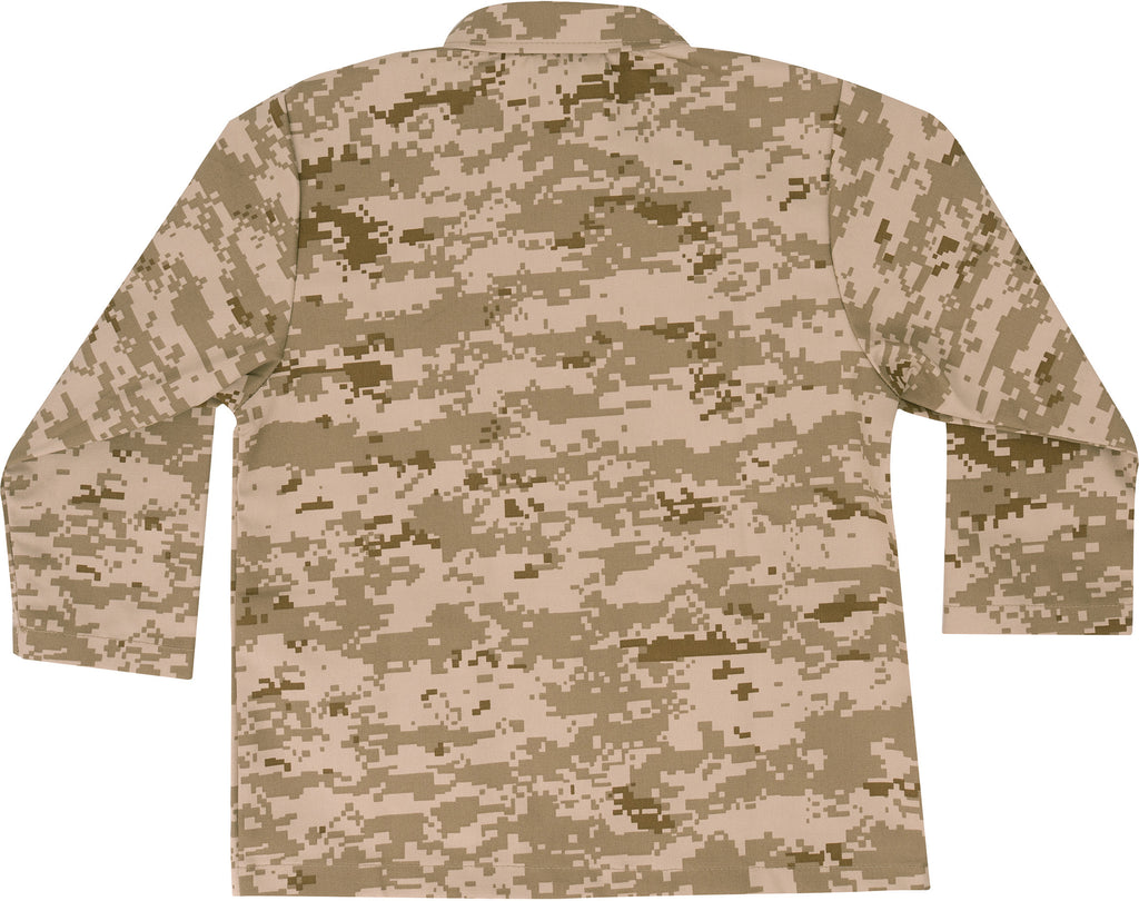 Desert Digital Camouflage - Kids Military BDU Shirt - Galaxy Army Navy