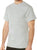 Heather Grey Solid Color T-Shirt with Cotton / Polyester Blend