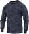 Digital Midnight Camouflage - Military Long Sleeve T-Shirt