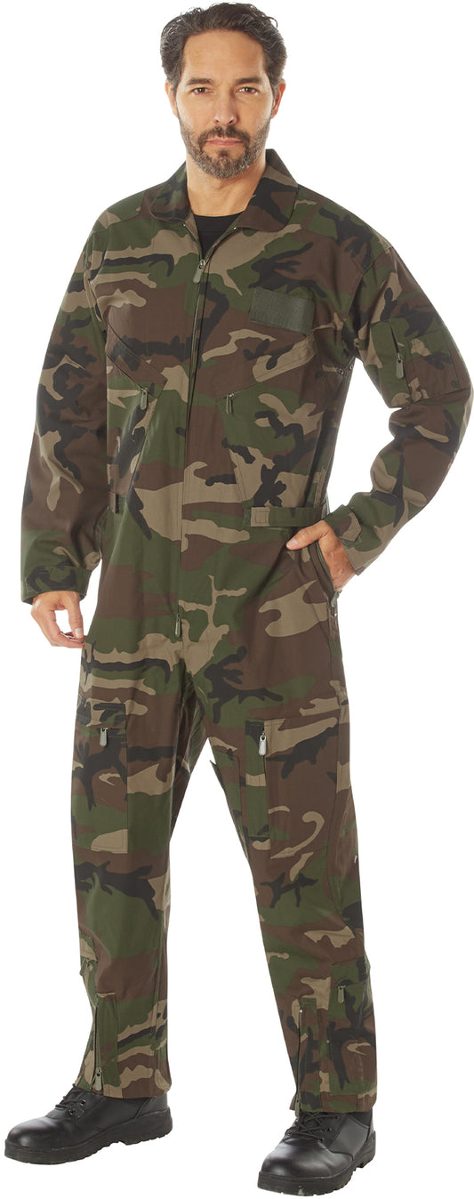 Woodland Camouflage - Tactical Flight Suit US Air Force Style Pilots Coveralls