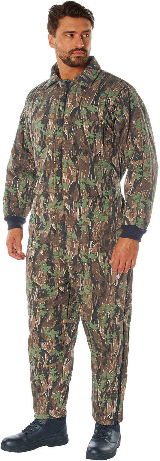Smokey Branch Camo - Outdoor Insulated Coveralls, Cold Weather Hunting Suit