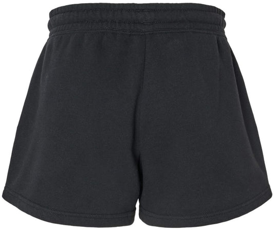 Women's Fleece Lined Sweat Shorts Lightweight Wave Wash Classic Fit with Elastic Waistband, Lounge Short