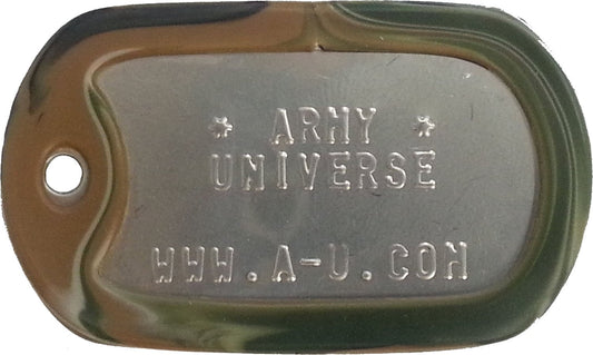 US Military Dog Tag Set - ID Matte Metal ID Dog Tags Necklace Complete Set with 2 Chains and 2 Silencers