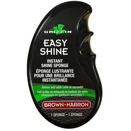 Griffin Easy Shine Shoe Polish - Premium Instant Shoe Shine Sponge - Shoe Shine and Shoe Polisher