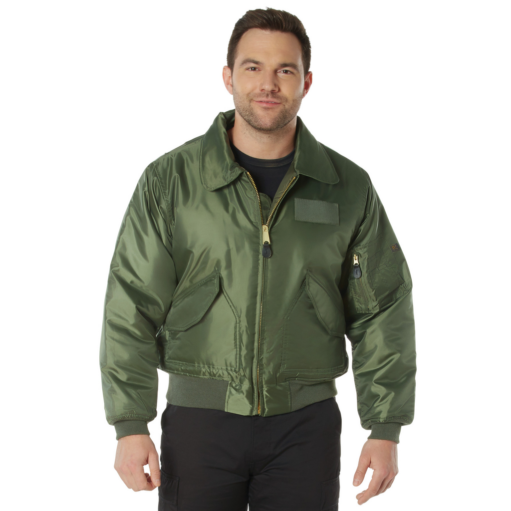 Sage Green - Air Force CWU-45P Flight Jacket - Galaxy Army Navy