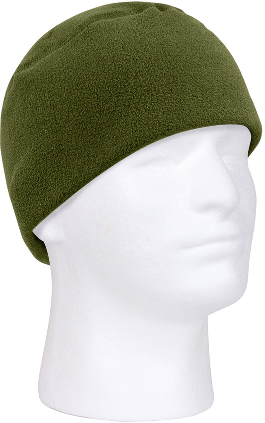 Olive Drab - Polar Fleece Watch Cap Tactical ECWCS Large Beanie