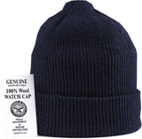Navy Blue - Wool Watch Cap Beanie Genuine GI US Govt Dept of Defense Winter Hat