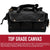 Black Renovator Tool Bag – 26 Tool Pocket Organizer – Heavy-Duty Canvas