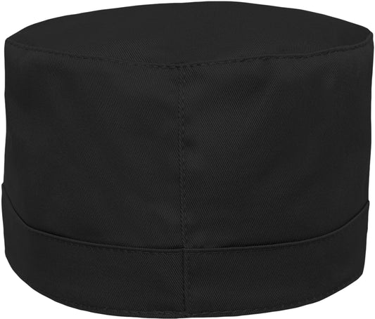 Black Military Fatigue Cap Polyester Cotton Fitted Hat