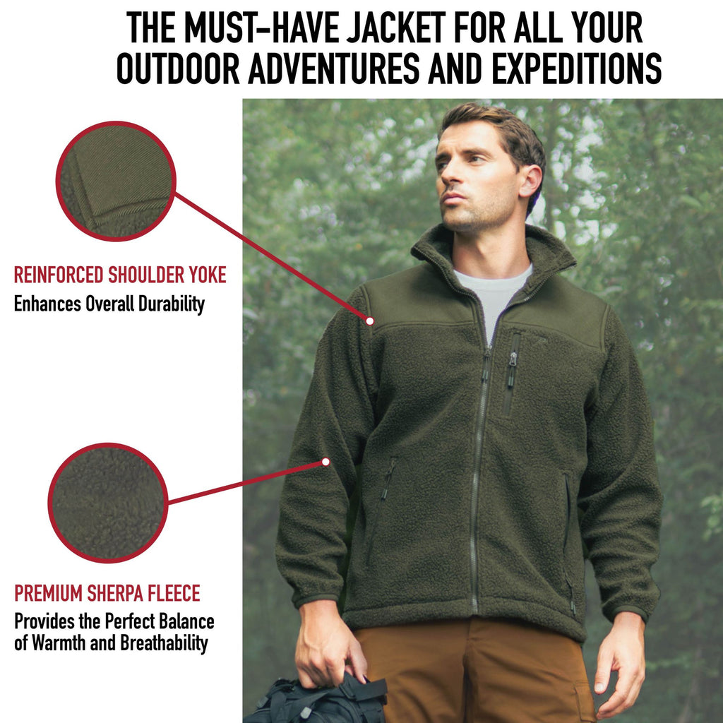 Men's Olive Drab Artisan Shirt Jacket