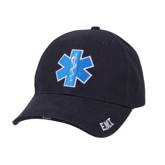 Navy Blue - Star of Life EMT EMS Adjustable Cap