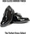 Black Hi Gloss Lightweight Oxford Shoes US Navy Uniform Class A Style Shiny Dress Shoe