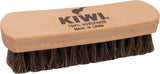 Kiwi Horsehair Shoe & Boot Shine Brush with Natural Bristles & Sturdy Wood Handle