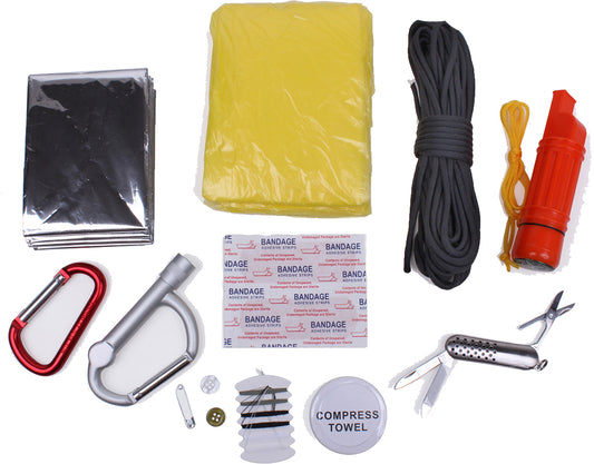 Utility Pouch with Survival Kit Essentials