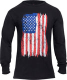 Red/White/Blue - US Flag Long Sleeve T-Shirt