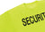 Safety Green 2-Sided Security T-Shirt Comfortable Short Sleeve Shirt