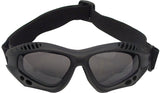 Black / Smoke ANSI Rated Tactical Goggles
