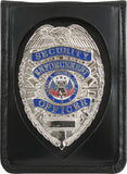 Black - Law Enforcement Neck ID Badge Holder