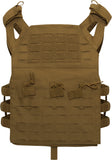 Coyote Brown Laser Cut MOLLE Lightweight Armor Carrier Vest
