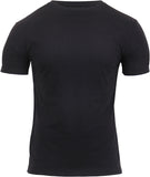 Black - Athletic Fit Solid Color Military T-Shirt