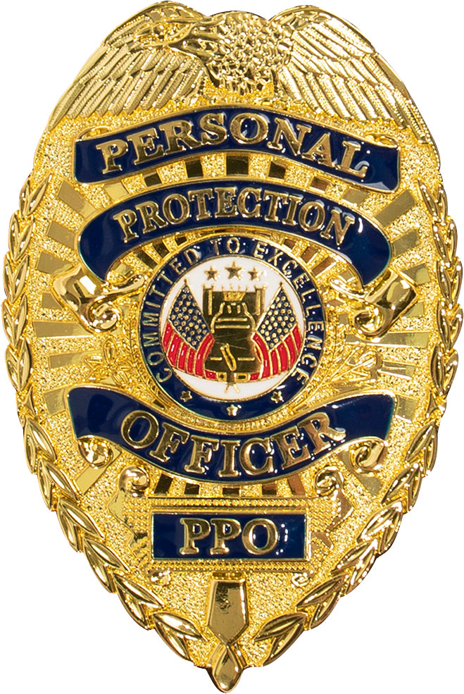 Gold - Personal Protection Officer (PPO) Badge Gold - Personal Protection Officer (PPO) Badge
