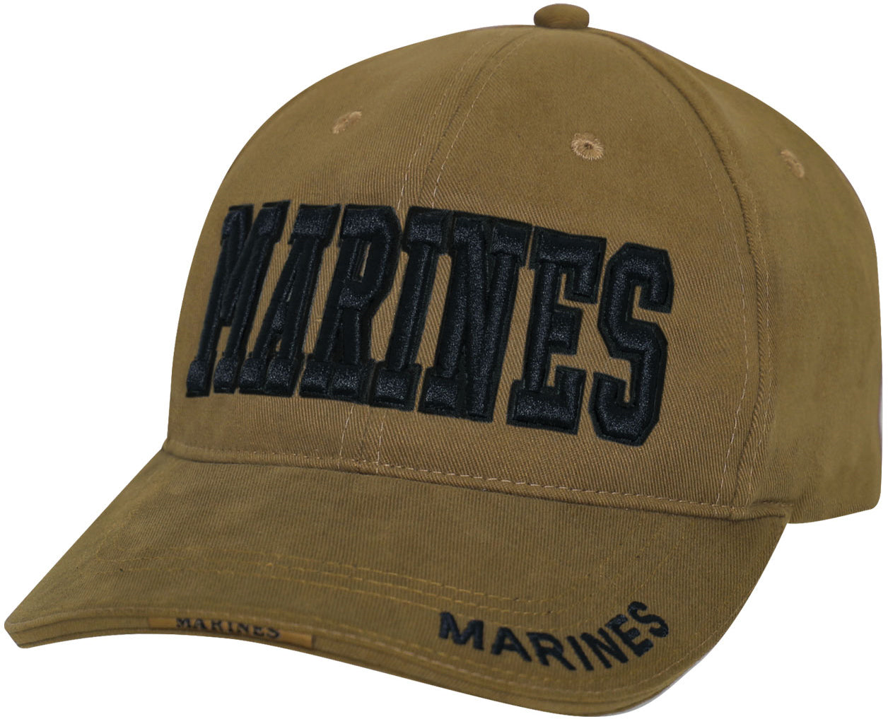 Deluxe Marines Low Profile Insignia Cap - Coyote Brown Deluxe Marines Low Profile Insignia Cap - Coyote Brown