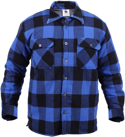 Buffalo Plaid - Sherpa Lined Flannel Jacket