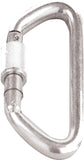 Silver Locking D Carabiner